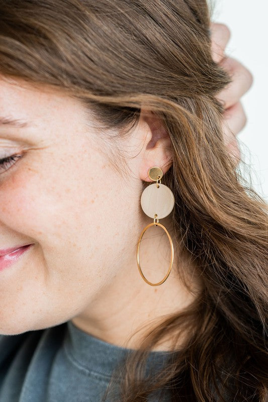 Sadie Earrings - Linen