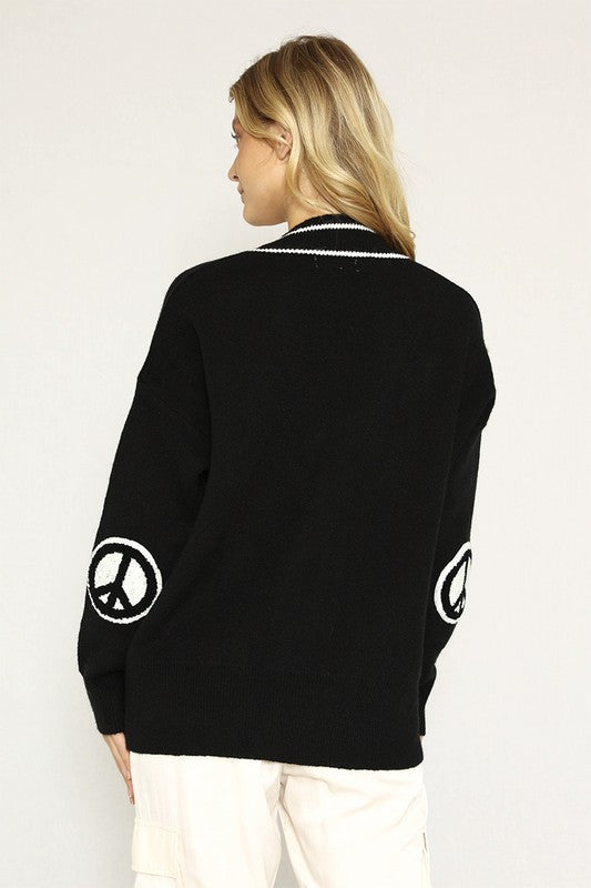 Varsity Novelty Cardigan