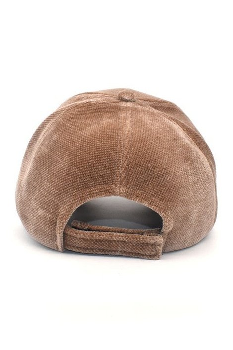 Velour Ball Cap