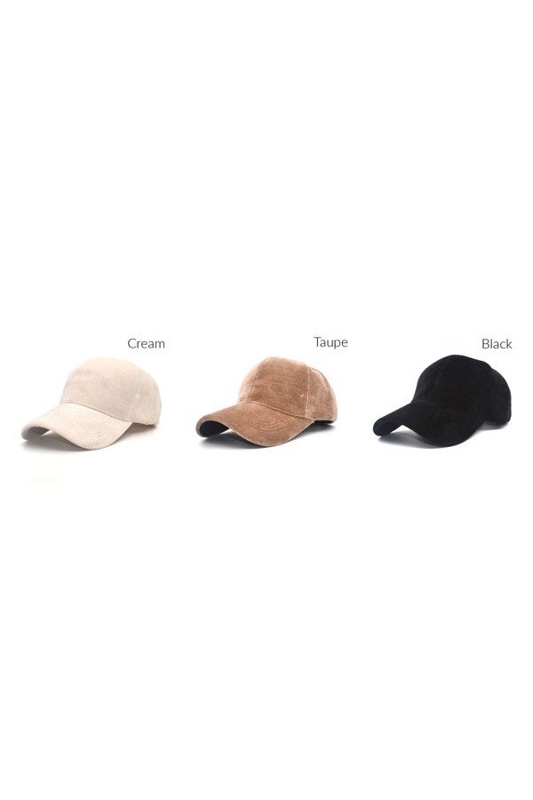 Velour Ball Cap