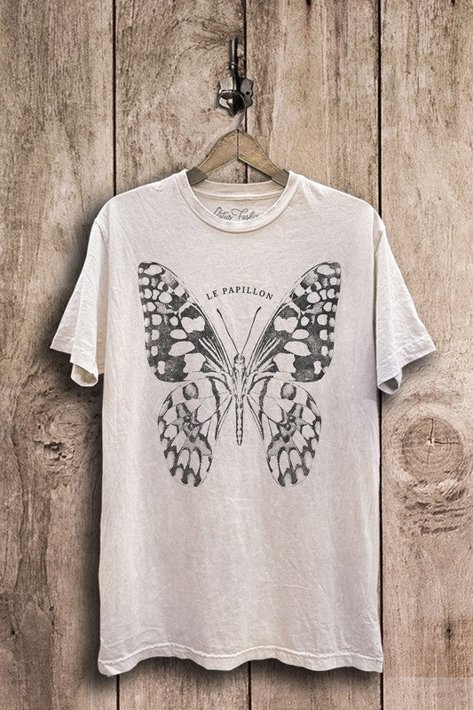 Freedom Butterfly Graphic Top