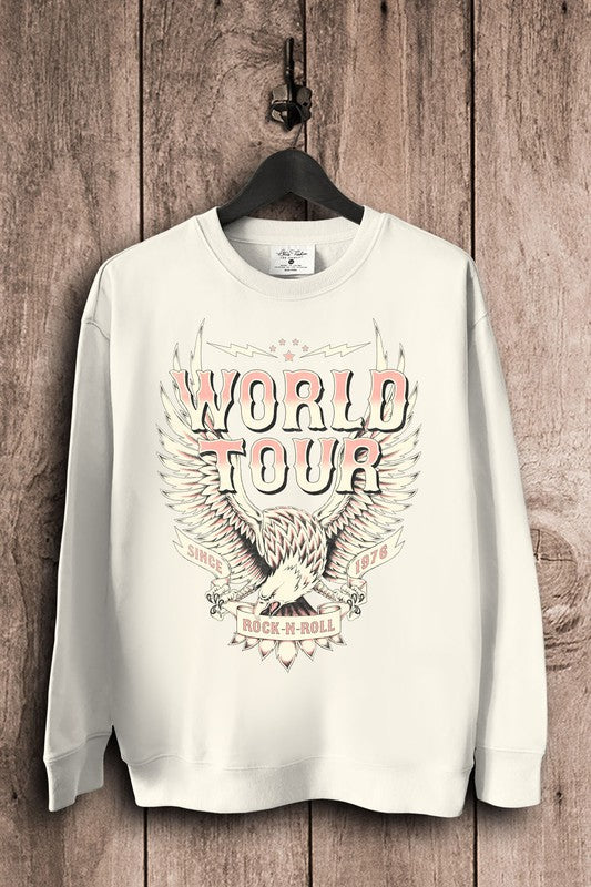 World Tour Rock & Roll Eagle Sweatshirts