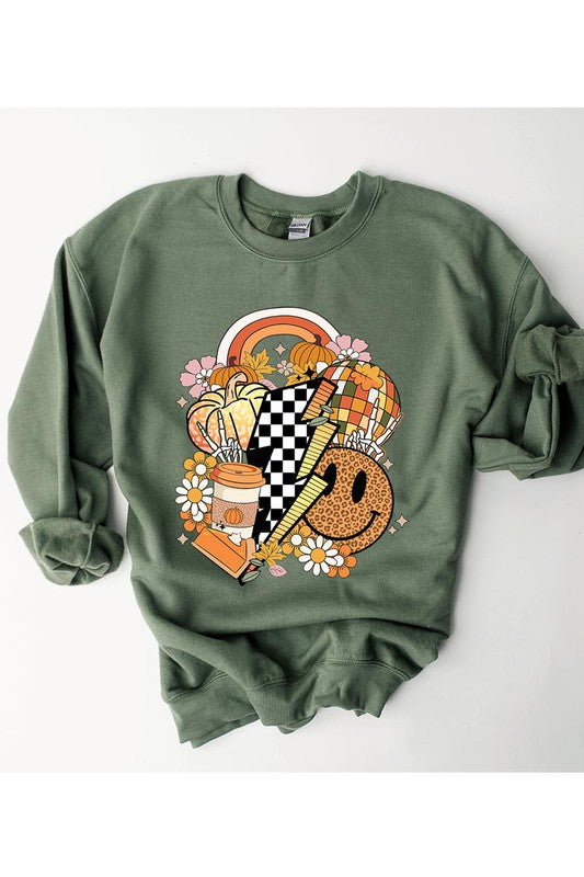 THANKSGIVING UNISEX FLEECE GRAPHIC SWEATSHIRT