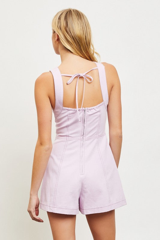 TIE-BACK ROMPER