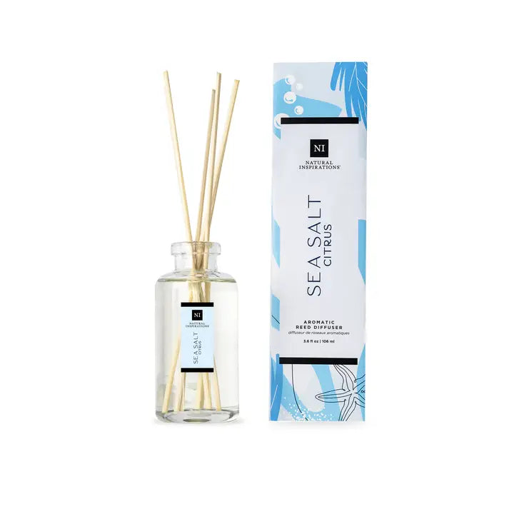 Natural Inspirations Sea Salt Citrus Aromatic Reed Diffuser