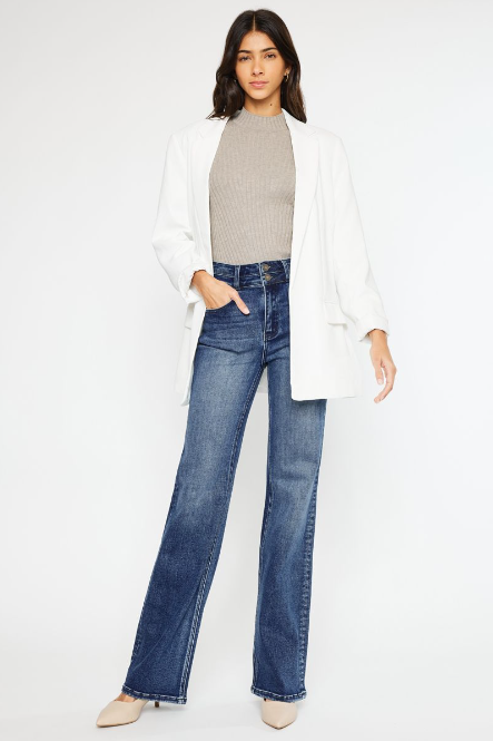 KC20020D KANCAN ULTRA HIGH RISE HOLLY FLARE JEANS