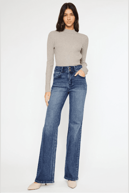 KC20020D KANCAN ULTRA HIGH RISE HOLLY FLARE JEANS