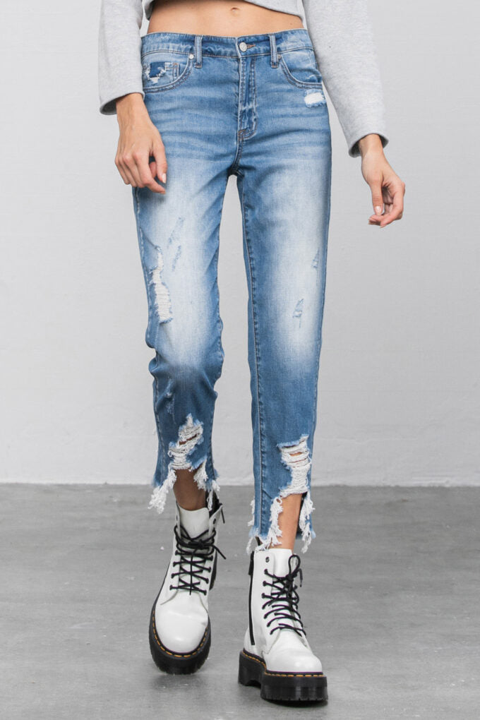 P1160-Insane-Gene-HIGH RISE CROPPED BOYFRIEND JEANS 