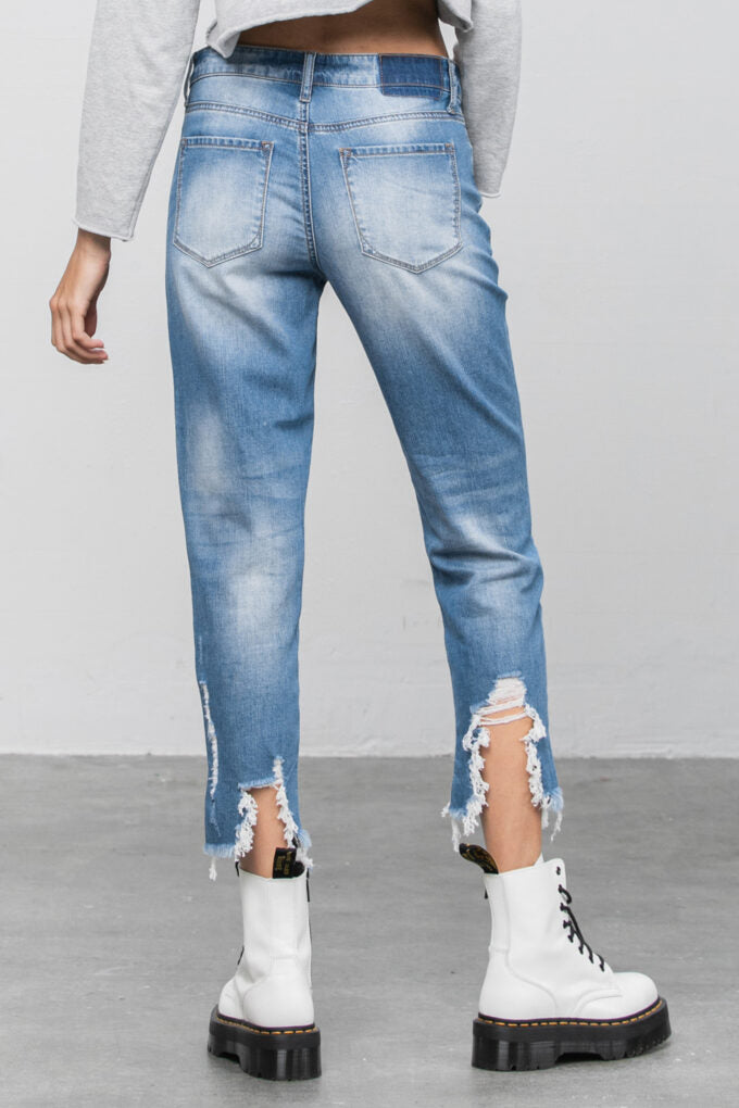 P1160-Insane-Gene-HIGH RISE CROPPED BOYFRIEND JEANS 