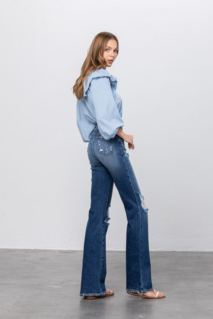 P1053-Insane-Gene-High-Waist-Long-Straight-Jeans 