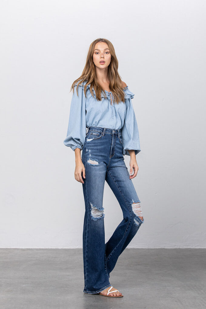 P1053-Insane-Gene-High-Waist-Long-Straight-Jeans 