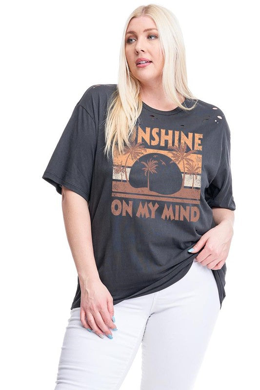 885257882 Eighty Eight Sunshine On My Mind Graphic Plus Tshirt 