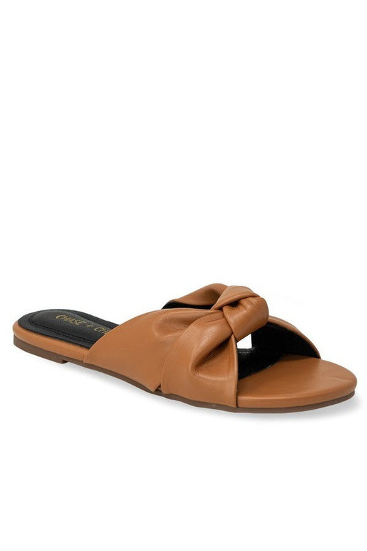 Eve5 CROSS TIE FLAT SANDALS 