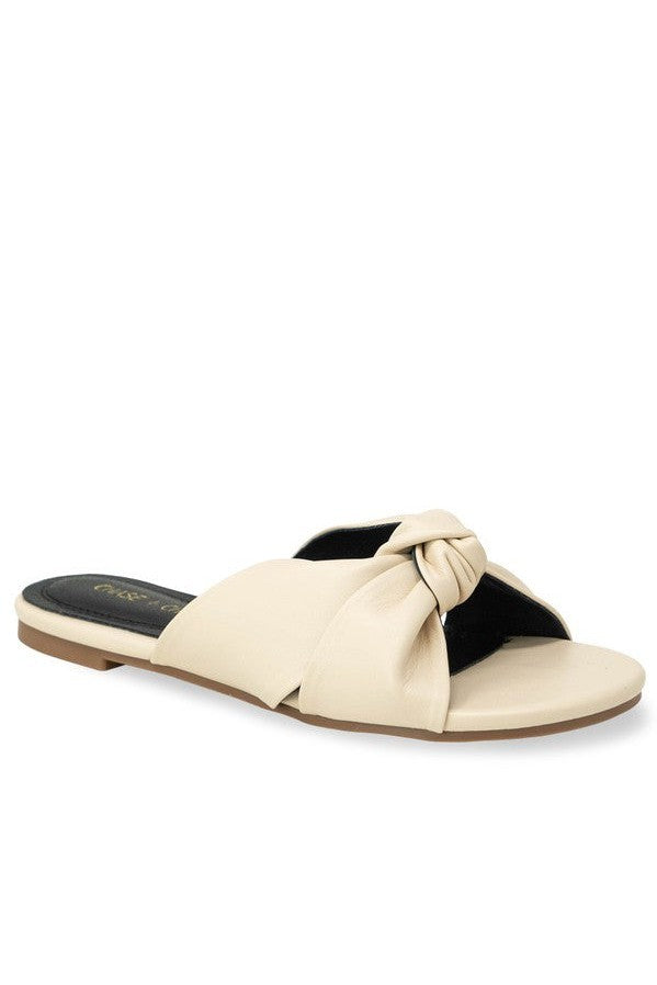 Eve5 CROSS TIE FLAT SANDALS 