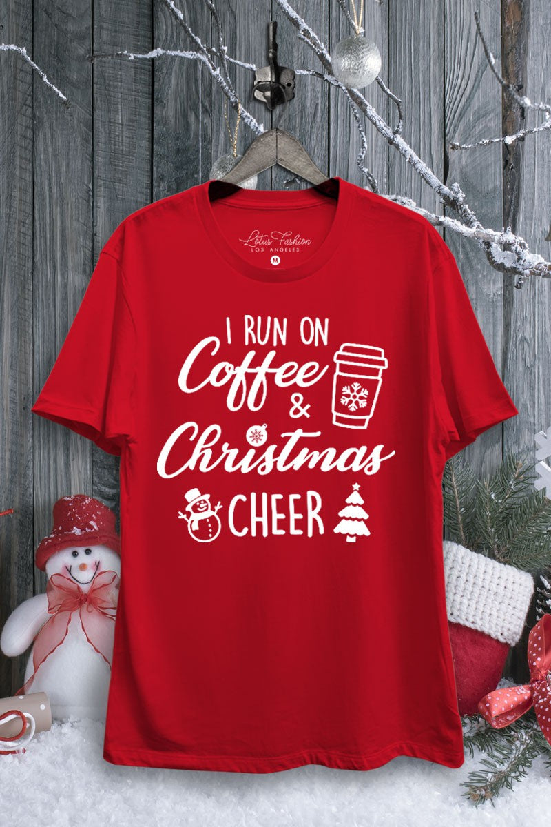 LFP3689 Lotus Christmas Cheer Graphic Top