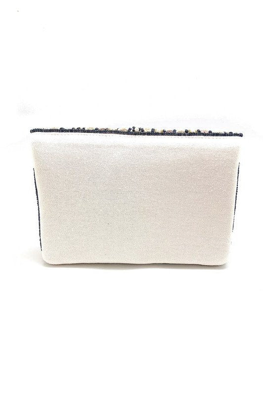 Pearl Beaded Mini Clutch LMC 101