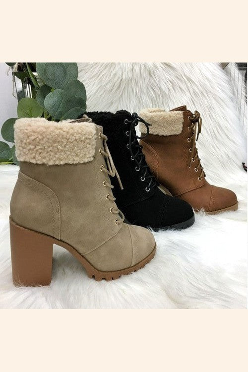 Piper1 Top Moda Khaki Boots 