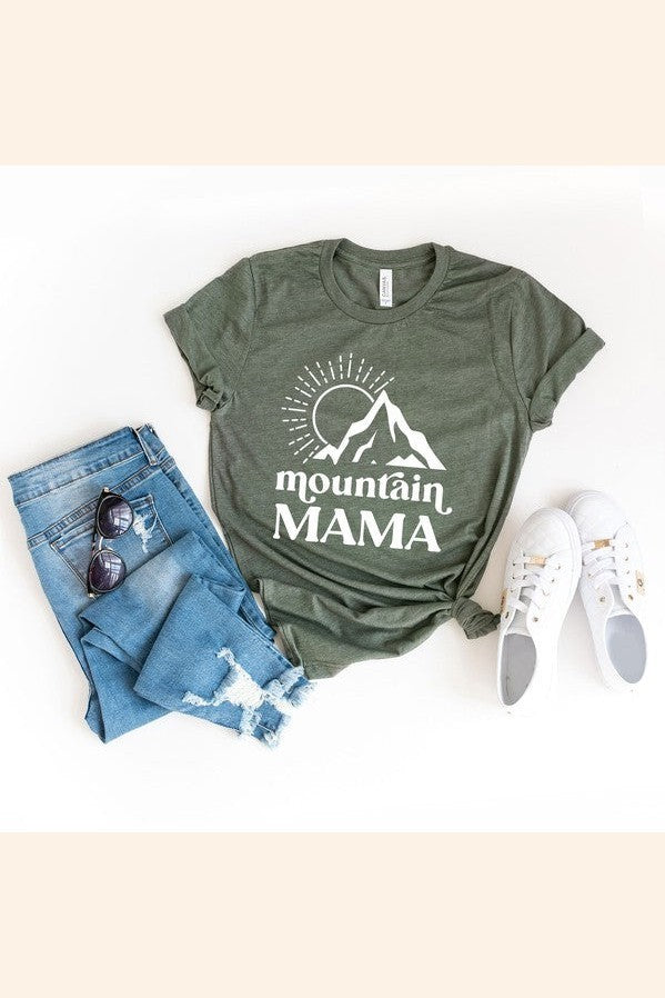 Mountain Mama Sun Short Sleeve Graphic Tee