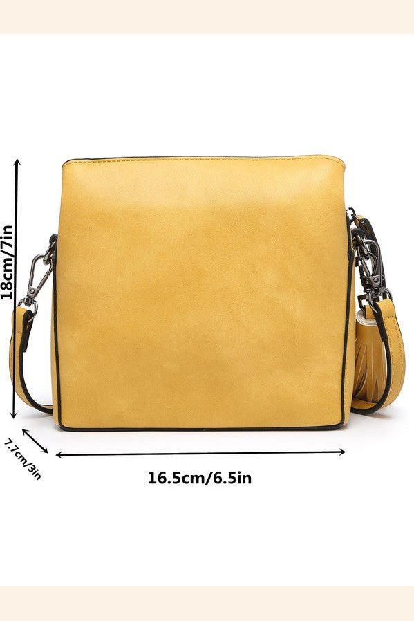 small crossbody bag triple multipockets