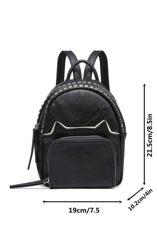 Mini backpack purse