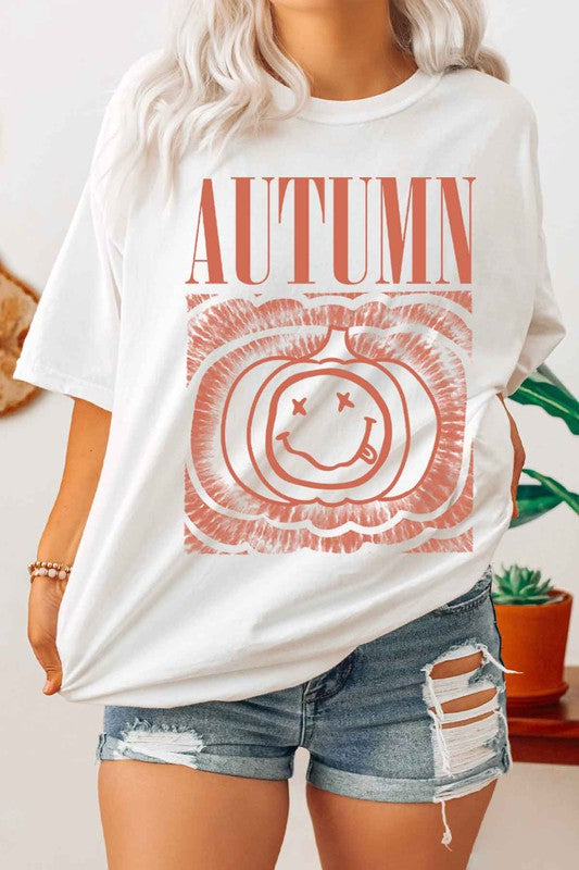 AUTUMN PUMPKIN GRAPHIC TEE / T SHIRT