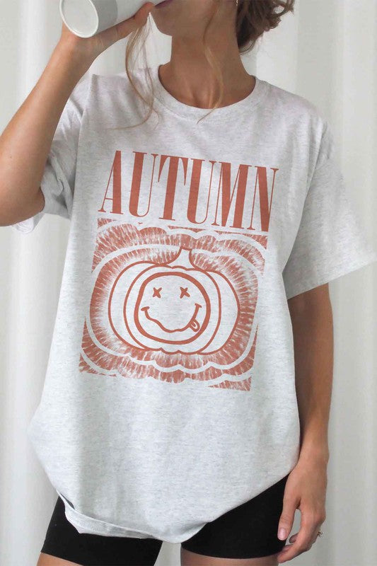 AUTUMN PUMPKIN GRAPHIC TEE / T SHIRT