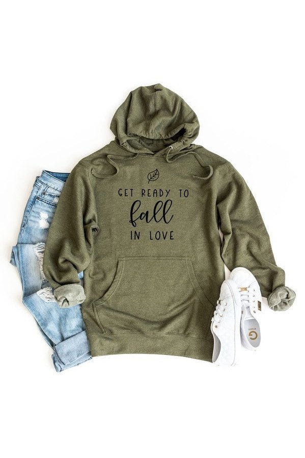 Get Ready To Fall In Love Graphic Hoodie