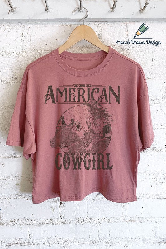 LCTHD0037 AMERICAN COWBOY HAND-DRAWN TEE