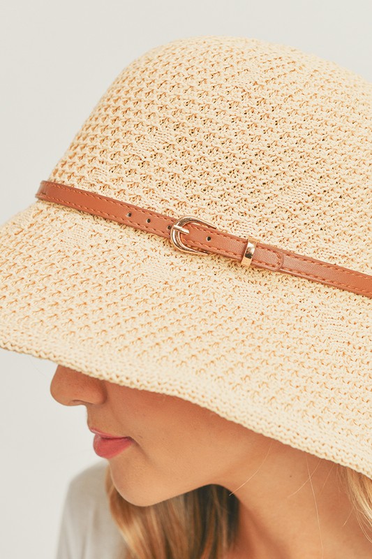 MH0099 Crochet Pattern Bucket Band Trim Hat