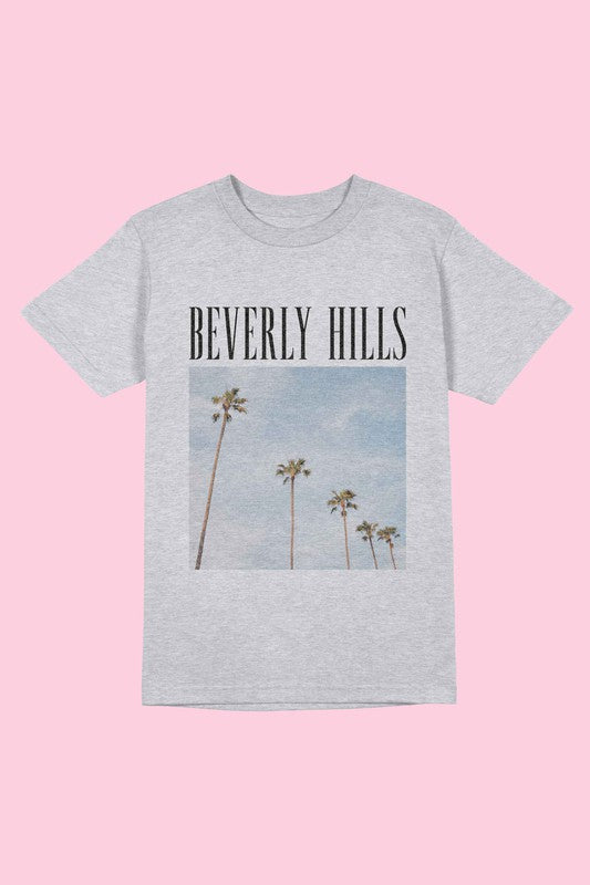 BEVERLY HILLS PHOTOGRAPH GRAPHIC TEE