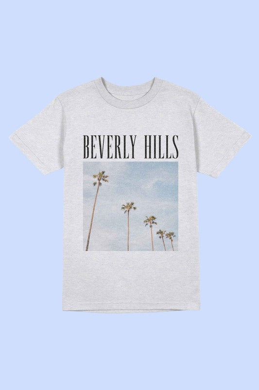 BEVERLY HILLS PHOTOGRAPH GRAPHIC TEE