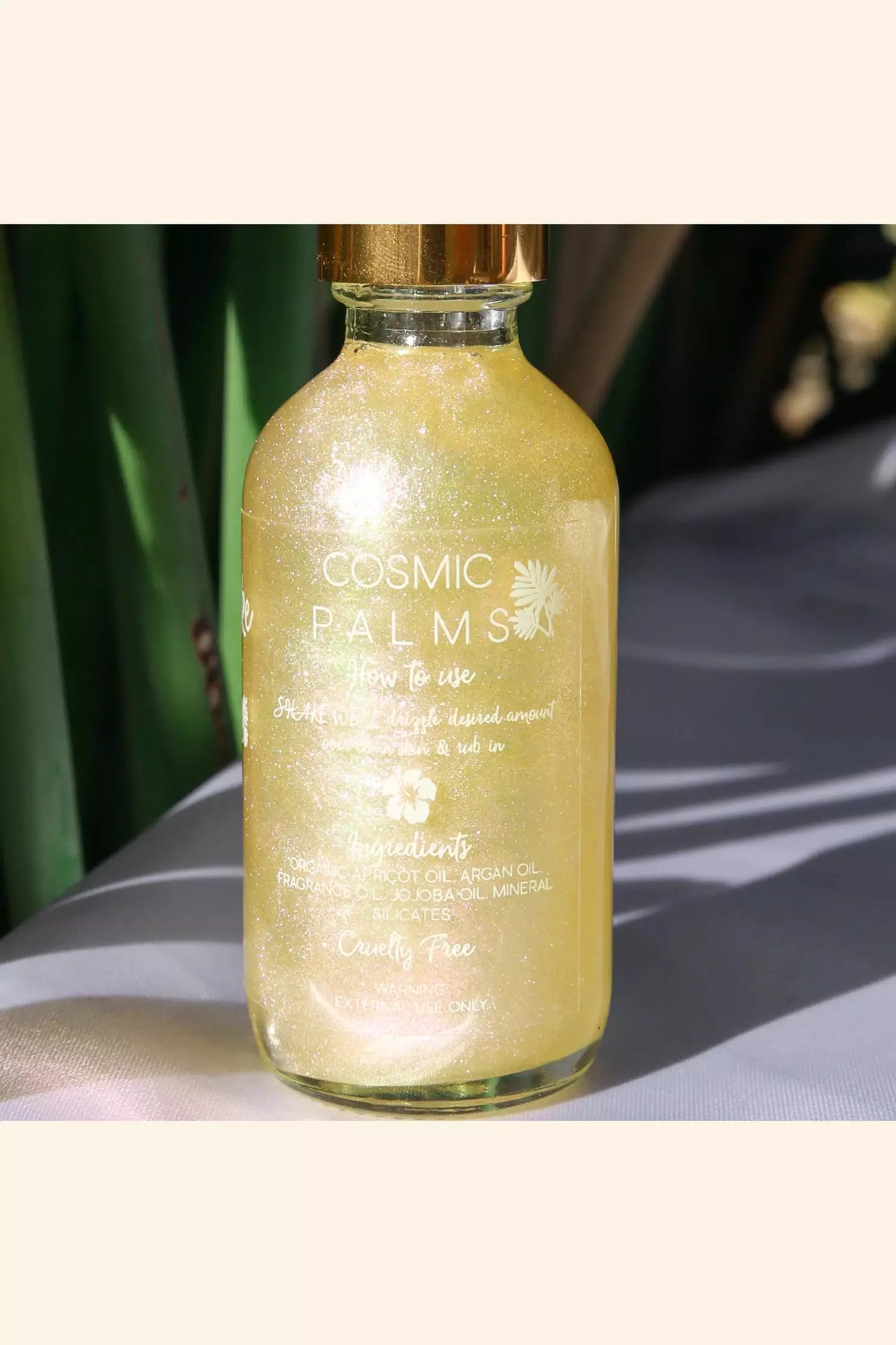 Cosmic Palms Birthday Cake Shimmer Perfume Oil Cosmetics