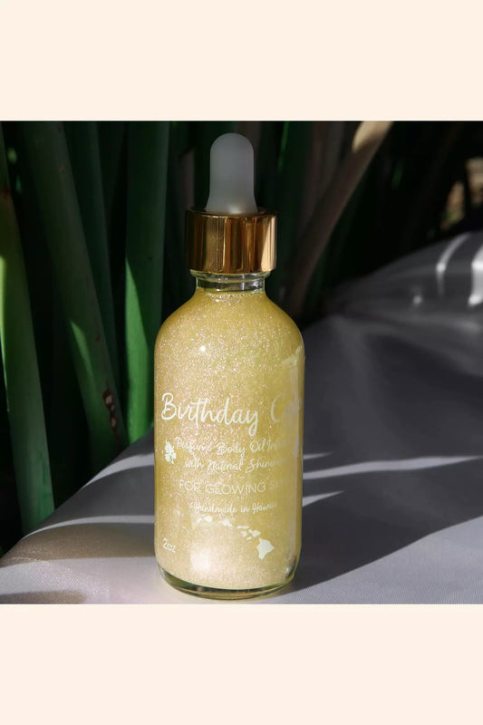 Cosmic Palms Birthday Cake Shimmer Perfume Oil Cosmetics