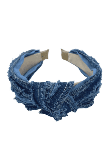 Headbands of Hope Top Knot Headband - It's Britney! Denim