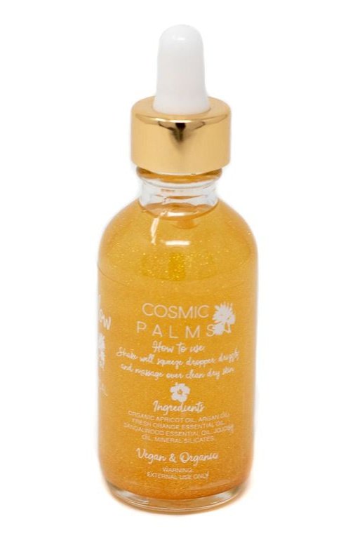 Cosmic Palms Citrus Perfume Shimmer Oil Cosmetics