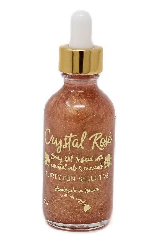 Cosmic Palms Rose Perfume Shimmer Oil Cosmetics